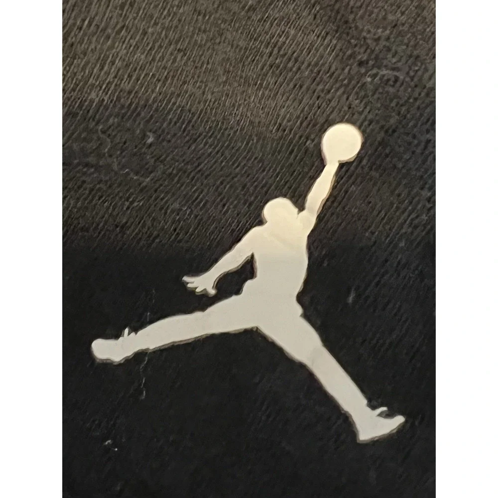 Jordan Jumpman Oversized Logo Graphic T Shirt Black Youth Large